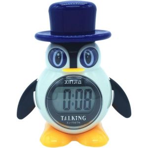 Kal-Réveil Montre Parlante En Français En Forme De Pingouin - Neuf