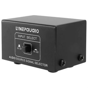Sélecteur de signal de source audio 2 en 1 ou 1 en 2 sorties,interface - Neuf