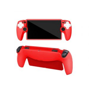 &Eacute;tui En Silicone Pour Playstation 5 Portal - Rouge - Neuf