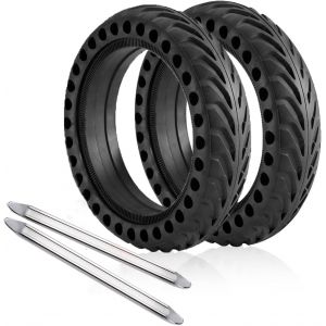 Full Tire For Xiaomi M365, 1s, Essential, Pro, Pro2 - Wheel Electric Scooter Replacement, Anti-Slip, 8.5 Inch - Neuf