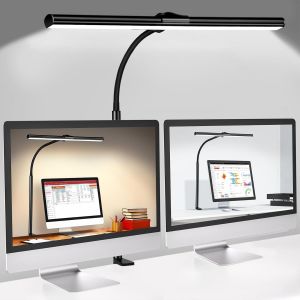 Lampe de Bureau LED Lumiere de Pince USB Lampe de Table Architecte Lampe Flexible 5 Modes de Couleur et 5 Luminosit&eacute; Pour &Eacute;tudier Travailler Dessin Protection des Yeux - Neuf