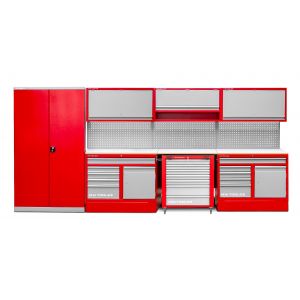 Mobilier d'atelier 4,4 m armoire et servante d'atelier MW Tools PRACO355WK - Neuf