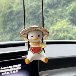 Balancer De Canard Pendentif, Balançant De Canard À La Décoration De Voiture, Se Balançant De Canard De Rearview De Voiture De Miroir De Décoration, Cadeaux D'anniversaire, Pendaison - Neuf