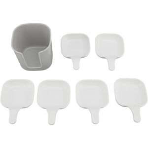 Checarzhn--No1-Piéche De Plongée Assiette Et Support De Plats Multifonctionnels Portables Porte-Plats, Plat En Plastique Avec Boîte De Rangement, Bols Assaisonnant Les Plaques D'apéritif En - Neuf