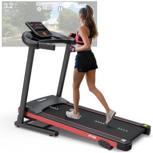 Chenquansarl-Tapis De Course Pliable,2.0 Vitesse Réglable 1-12km/H Tapis Roulant Inclinable,15 Pré-Programmes Avec Affichage Led Et Kinomap App,Silencieux Exercice À Domicile Et Au Bureau - Neuf