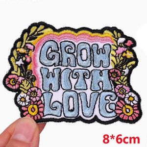 La Gentillesse Est Magique/Dessin Anim&eacute; Broderie Patch Lettre Patch Fer Sur Les Patchs Pour V&ecirc;tements Thermoadh&eacute;sif Patchs Sur Les V&ecirc;tements Coudre Bricolage - Neuf