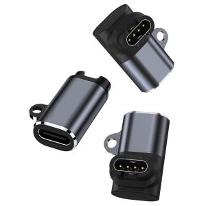 KALANKA-USB-C Adaptateur 3 pi&egrave;ces Type C Chargeur montre cable Compatible avec Garmin Fenix 7 7s pro, 6 6S Pro, Fenix 5 5S 5X Plus, Forerunner 165 265 965 955 55 255, Vivoactive 3,Venu 2,Instinct, ep - Neuf