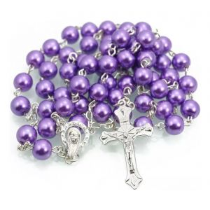 Collier chapelet et crucifix - Neuf