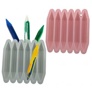 Moule De Recyclage De Crayon Pack De 2,Moule En Silicone De Crayon 3d,Four,Silicone Pur,Crayon De Couleur Durable Et R&eacute;utilisable - Neuf
