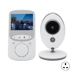 Babyphone Intelligent Sans Fil 2,4 Pouces Pour Nourrissons, Audio Bidirectionnel, Affichage De La Temperature, Prise 100-240 V (Uk) - Neuf