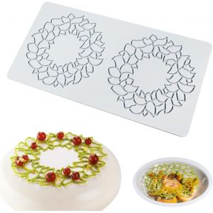 Kal-Moule Creux En Silicone 3d En Forme De Flocon De Neige Pour Décoration De Gâteaux, Chocolats, Bonbons, Fondants, Argile, Décoration De Gâteau (Anneau Fleur C) - Neuf