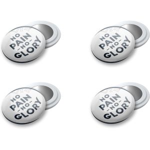 Porte-dossard Aimant Running.Pack 4 Aimants Triathlon,Fixation Haute R&eacute;sistance,Accessoires Runners,Porte Dossard Trail,Running Femme Accessoire.No Pain No Glory - Neuf