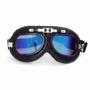 Lunettes De Protection R&eacute;tro Pour Moto, Scooter Et V&eacute;lo - Verres Transparents - Neuf