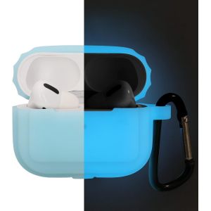 Housse pour &eacute;couteurs Compatible avec Apple AirPods Pro - Coque de Protection en Silicone - Bleu Clair - Neuf