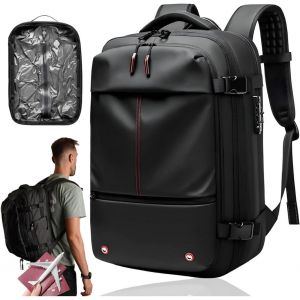 ChenQuanSarl-Sac À Dos Sous Vide De Voyage Avec Pompe. Bagage Grande Capacité Avec Système De Compression DAir. Sac Aspirable Portable Imperméable Avec Pompe Manuelle Incluse - Neuf