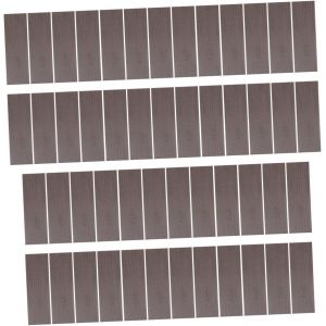 50 Pièces Papier de Verre, Feuilles de Sable Antiblocage, Papiers Abrasifs, Feuilles de Ponçage en Maille pour Ponceuse Humide et Sec, Double Usage- 240 grains - Neuf