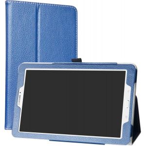 Coque pour Samsung Galaxy Tab E 9.6, Slim Folio PU Cuir Debout Fonction Housse Coque &Eacute;tui Couverture pour 9.6"" Samsung Galaxy Tab E 9.6 T560 T561 Android Tablet, Bleu fonc&eacute; - Neuf