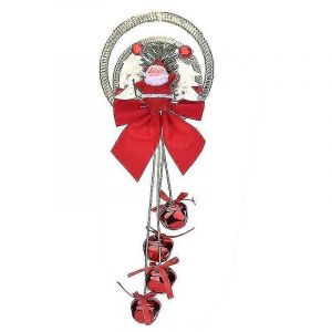 No&euml;l Jingle Bell Cintre Support Mural Ornements De No&euml;l De Vacances Rustique - Neuf