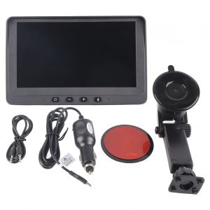 Lecteur de voiture portable sans fil avec ecran tactile HD 7 pouces, Bluetooth, Wi-Fi, FM, compatible avec iOS, CarPlay et android auto, avec haut-parleur - Neuf