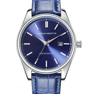 Hannah Martin &Eacute;tanche Slub Belt Alliage Hommes Montre Quartz Montre-Bracelet Hm-Ky13-Zjw(Ky13-Zjw-L-Yl) - Neuf