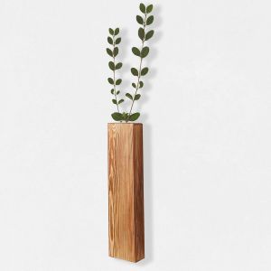 ERYI-Jardinières Murales, Vases Muraux En Bois, Pots De Fleurs Suspendus En Bois, Jardinières Murales Artificielles En Eucalyptus Pour Salon, Chambre À Coucher, Décoration De La Maison (Jardinières - Neuf