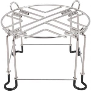 JEXNOVASHOP-Support en Acier Inoxydable pour Berkey avec Crochets, Support pour Filtre &agrave; Eau de 6 Pouces de Haut et 9 Pouces de Diam&egrave;tre, Pieds Amovibles, Support Portable - Neuf
