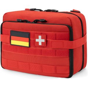 Jgd-Grande Pochette Tactique Molle - Grand Sac D'administration - Pochettes &Agrave; Outils Molle - Poches Edc Extensibles Pour La Randonn&eacute;e, La Chasse, L'organisation De Poche M&eacute;dicale - Patch Inclus, - Neuf