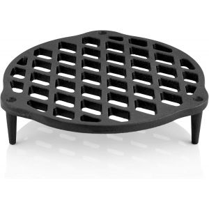 KAL-Insert De Four Néerlandais | Broyeur Tripode | Rond | Grille D'Empilage En Fonte | Trépied Pour Dutch Oven (Ø 26 Cm | Pour 6 Qt Et 9 Qt Dutch Oven) - Neuf