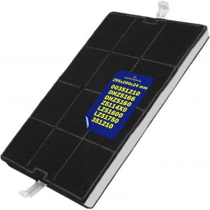 Filtre Charbon pour Hotte Aspirante - 295 x 200 x 24 mm - 00351210 351210 DHZ5166 DHZ5160 Z5114X0 LZ51600 LZ51750 pour Bosch pour Siemens pour Balay pour Bauknecht - Garantie de 10 Ans ¿ - Neuf