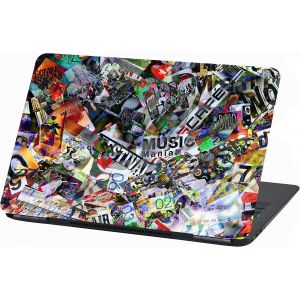 Film Universel Pour Ordinateur Portable Design Cover: Abstrait Housse De Protection Autocollant En Vinyle Skin Sticker Adh&eacute;sif (15U2033, Lp 21 Stickerbomb)[COM911295] - Neuf
