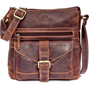 Senior-Sac À Main Cuir Véritable Abby Bandoulière Porte Épaule Mes R Besace Gibecière Fourre-Tout Cabas Voyage Porte Documents Sacoche De Soirée Femme[L3490] - Neuf