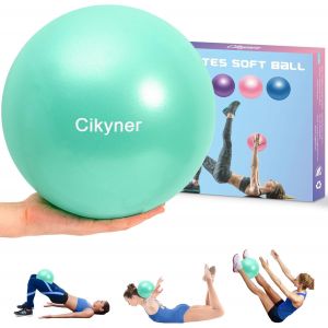 Ballon De Pilates Doux,Petit Ballon D'exercice De 23 &Agrave; 25 Cm Avec Paille Gonflable,Pour Pilates,Yoga,Entra&icirc;nement Complet Du Corps,Am&eacute;liorant L'&eacute;quilibre &Agrave; La Maison,&Agrave; La Salle De Sport.[K1045] - Neuf
