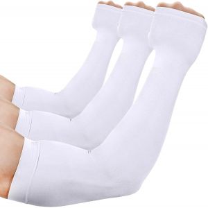 Manchon De Bras Homme & Femme (1/3/6),Anti-Uv Protection Upf 50+Manche Bras Avec Trou Pour Le Pouce,Antid&eacute;rapants Cooling Manchette Gaming,Sport Compression Arm Sleeves Pour Cyclisme,Running.[D370] - Neuf