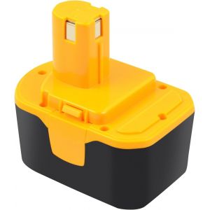 MEVRONISSHOP-14,4 V 4800mAh NI-MH Compatible avec Ryobi 1314702, 130224010, 130224011, 130224017, 130281002, 1400144, 1400655, 1400656, 1400671 4. R&eacute;f&eacute;rence Produit : 40001. 1 HP1441 RY6201 - Neuf