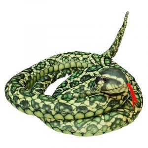 Jouet en peluche simulation serpent poupée python doré serpent blanc poupée attrapeur-python vert - Neuf