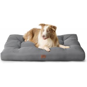 Panier Chien Grand Taille Imperm&eacute;able - Coussin Chien De Tissu Oxford, Tapis Id&eacute;al Pour Chien Xl, Matelas Lit Chien Lavable, Gris, 110x89x10cm - Neuf