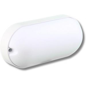 Liux-Applique Murale,Lampe De Sécurité Ovale Encastrable En Surface,1000 Lumen 100w Équiv. 6000k Blanc Froid,Ip65 Étanche Intérieur Extérieur Salle De Bains Plafond Hall Escalier Garage Porche - Neuf