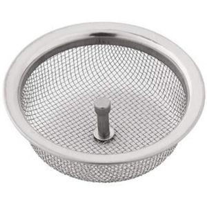 Cr&eacute;pine d'&eacute;vier en acier inoxydable pour pr&eacute;venir les obstructions et filtrer - Neuf