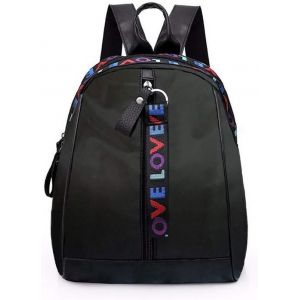 RFCBC-Sac à Dos pour Femme/Fille Anti-vol Sacs À Bandoulière Noir Sac a Main dos En Nylon PU Cuir Petit Imperméable Sacs Femmes Vintage Cartable Ordinateur Sac de Voyage - Neuf