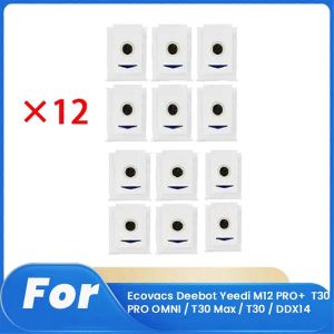 12Pcs Sacs &agrave; poussi&egrave;re pour M12 PRO+ Accessoires de balayeuse - Neuf