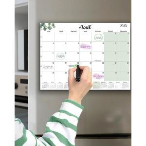 Calendrier Magnetique Frigo 2025 2026 (18 Mois) 32 * 22CM, Calendrier Familial Jan.2025 - Juin.2026, Calendrier de l'Avent Organisateur Planning, Bureau et Maison, Planificateur mensuel - Neuf