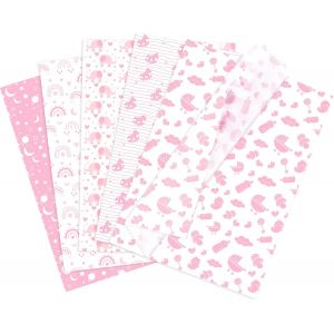 50 Feuilles Papier De Soie Rose Éléphant 50x35 Cm, Papier Cadeau Mignon Style Bébé Fille Pour Sac Cadeau Et Emballage Cadeau, Papier Cadeau Fille Pour Anniversaire Cadeaux Et Décoration - Neuf