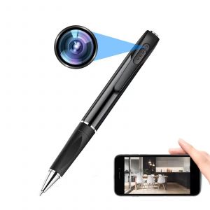 Stylo Camera Espion Wifi 1080p Détection Mouvement Vision Nocturne + SD 16Go YONIS - Neuf