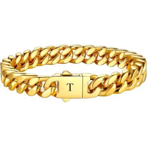 Eryi-Bracelet Pour Femme En Acier Inoxydable Avec Inscription En Allemand « Mère Fille » - Personnalisable - Argent - Bracelet Réglable - Cadeau Pour Maman Papa Grand-Père - Neuf