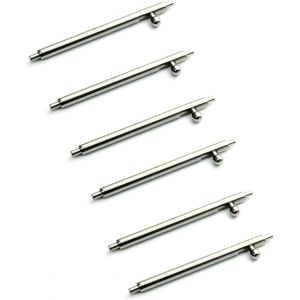 Kal-Lot De 6 Barrettes À Ressort En Acier Inoxydable De Qualité Supérieure 16 Mm, 18 Mm, 20 Mm, 22 Mm, 1,50 Mm De Diamètre Pour Montres Bracelets. - Neuf