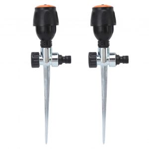 Arroseur rotatif automatique à 360 degrés avec buse à aiguille en métal pour jardin et pelouse - Neuf