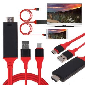 ERYI-Dragontrading Mhl Câble Tv Usb 3.1 Type-C Vers Hdmi 1080P Hd Pour Adaptateur Hdmi 4K Hd Vidéo Numérique - Neuf
