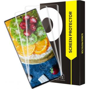 Kal-Lot De 2 Films De Protection D'écran En Verre Blindé Pour Samsung Galaxy Note 10 Plus, Bords Arrondis 3d, Dureté 9h, Toucher Sensible, Pas De Bulles, Film De Protection D'écran Ultra - Neuf