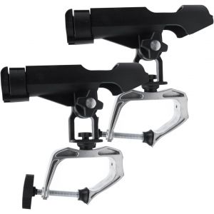 Lbgwp60-Lotde 2 Supports De Canne À Pêche Pour Bateau, Kayak, Avec Grande Ouverture De Serrage, Réglables À 360 Degrés, Support De Canne À Pêche Pliable - Neuf