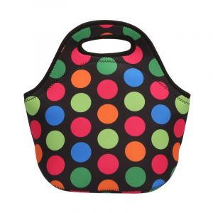 Lot de 3 sacs à lunch en néoprène, isothermes, réutilisables et pliables, avec fermeture éclair, pour femmes, hommes, infirmières, enseignants, travail, voyage, pique-nique, doux et légers - Neuf